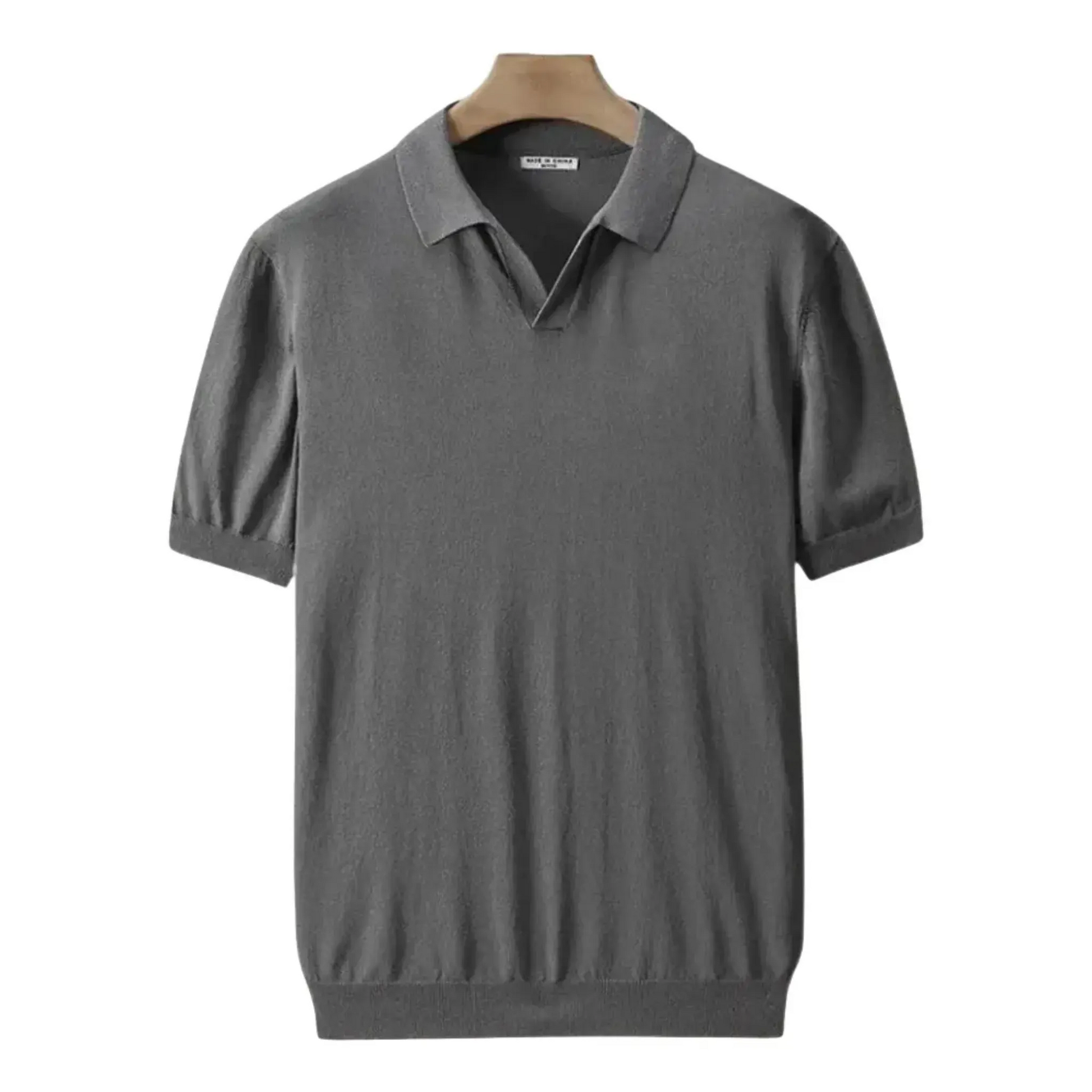 The Finale Ligure Polo Tricoté pour Homme – Haut Décontracté à Manches Courtes d’Été