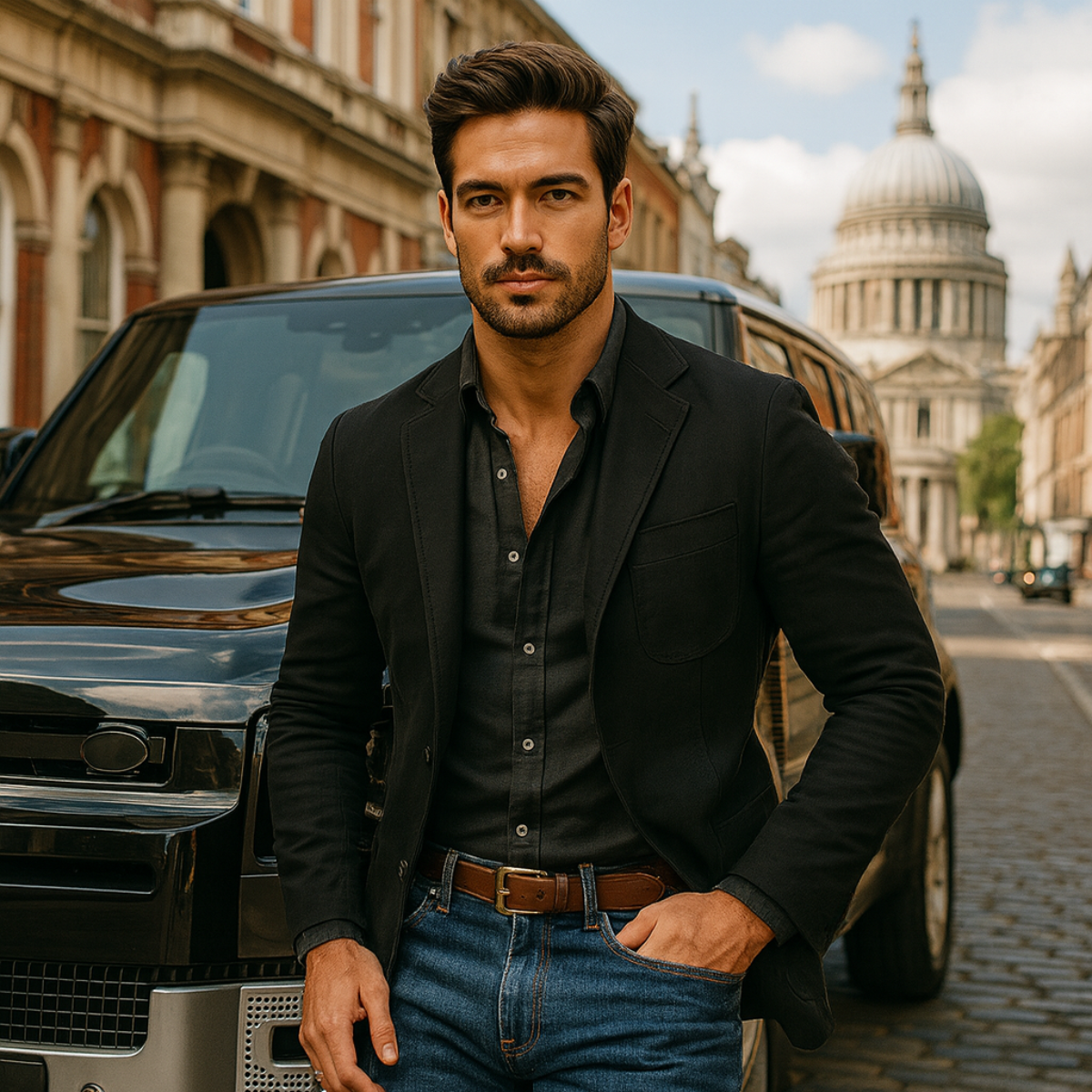 The Reykjavik Blazer en coton pour homme, style coupe-vent avec poches