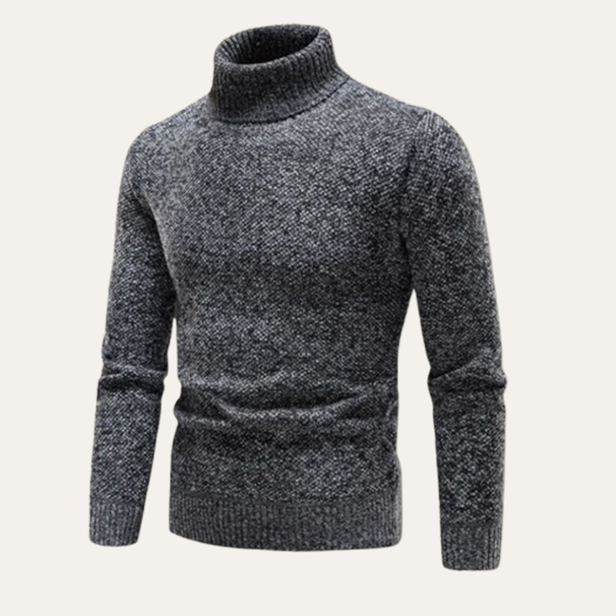 The Highclere - Col roulé en laine mérinos pour homme