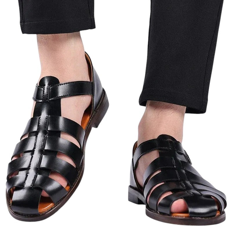 The Canazei Sandales en cuir synthétique pour hommes agréables à porter