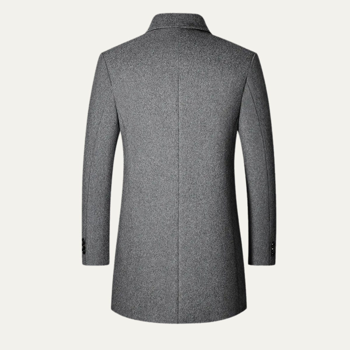 The Alderney - Manteau long élégant pour homme en laine mélangée chaude