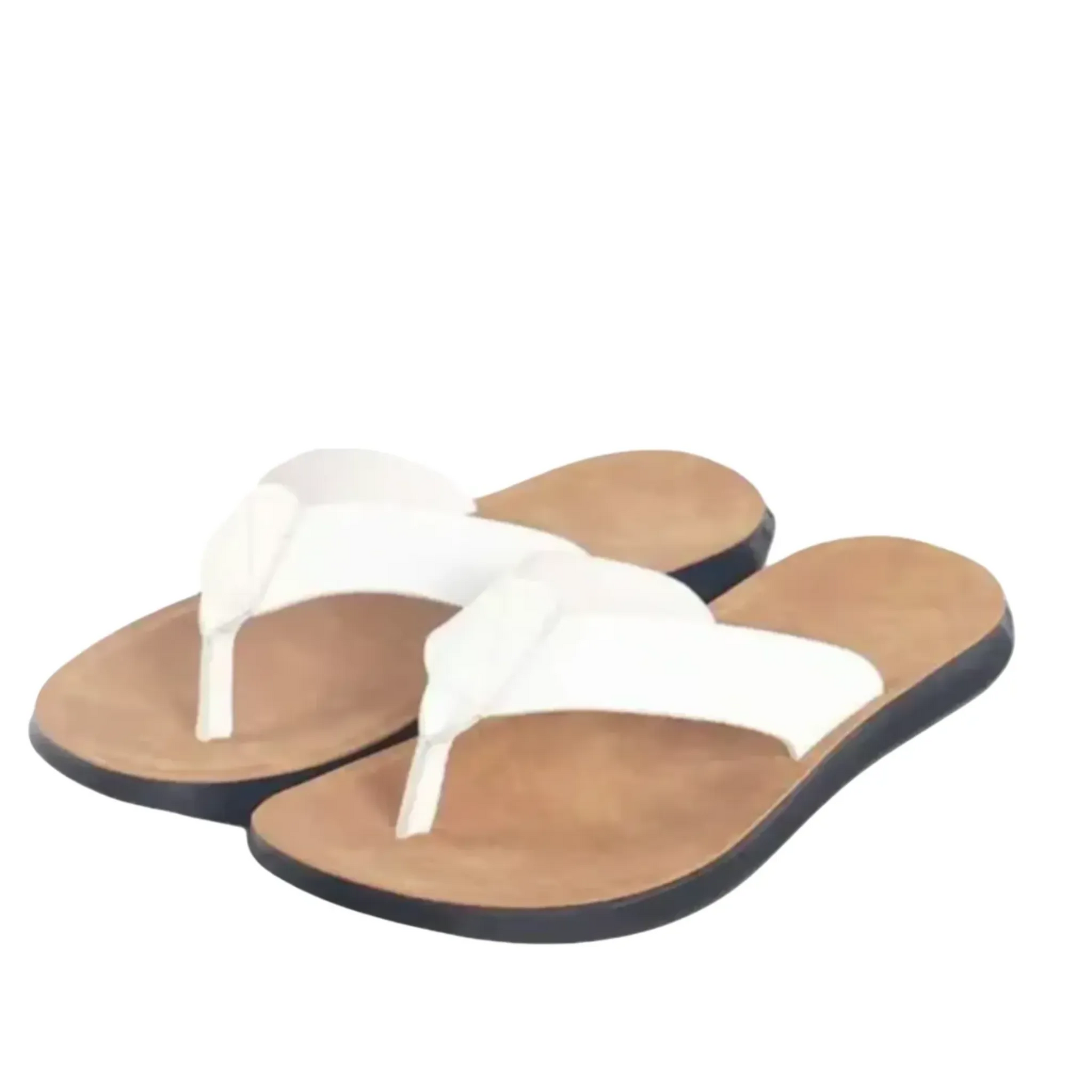 The Breuil Tongs en Cuir pour Homme – Sandales d’Été Confortables pour la Plage