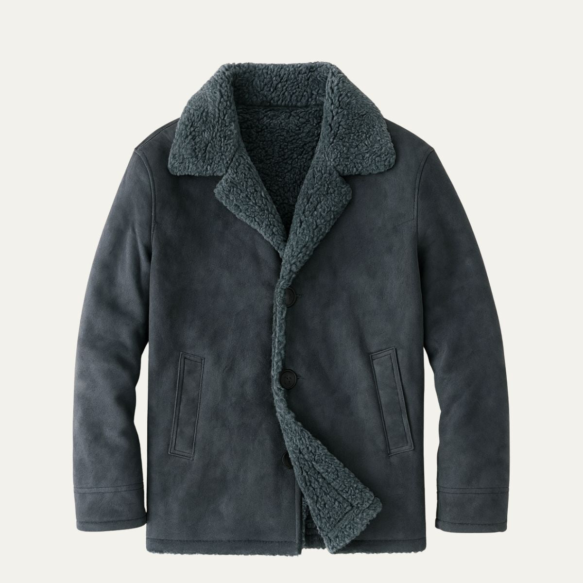 The Aspen - Manteau en peau lainée pour homme – Manteau d'hiver classique