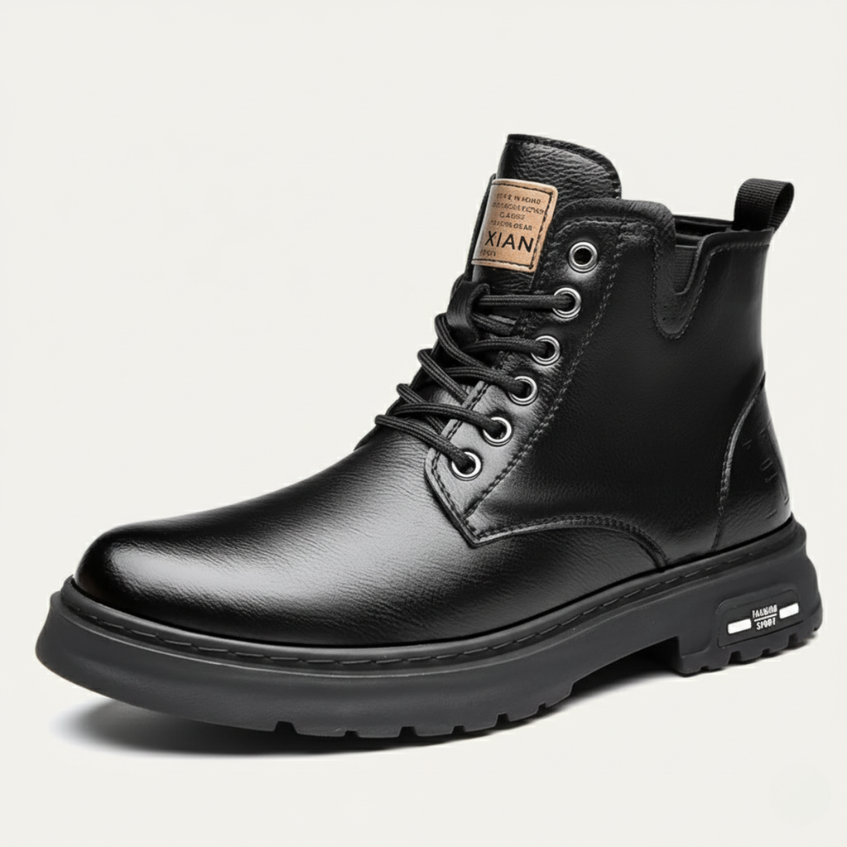 The Lipari - Bottines en Cuir Antidérapantes Durables pour Hommes