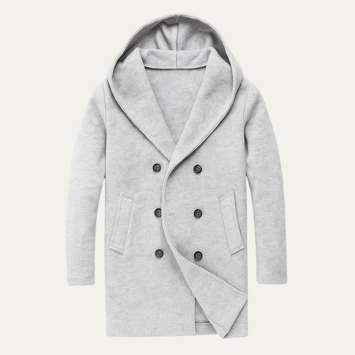 The Bonassola - Trench-coat à capuche et double boutonnage pour homme