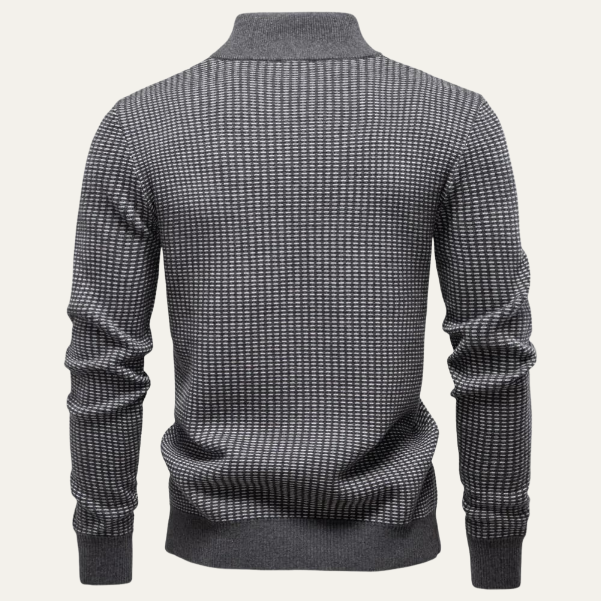 The Champoluc – Pull homme à col zippé en maille élégante