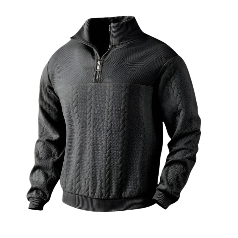 The Amalfi Pull demi zip pour homme à col zippé