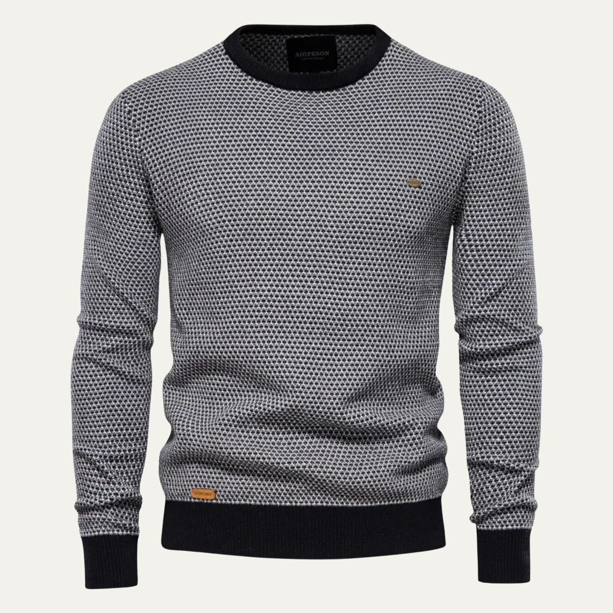 The Stratford - Pull d'hiver contrasté pour homme