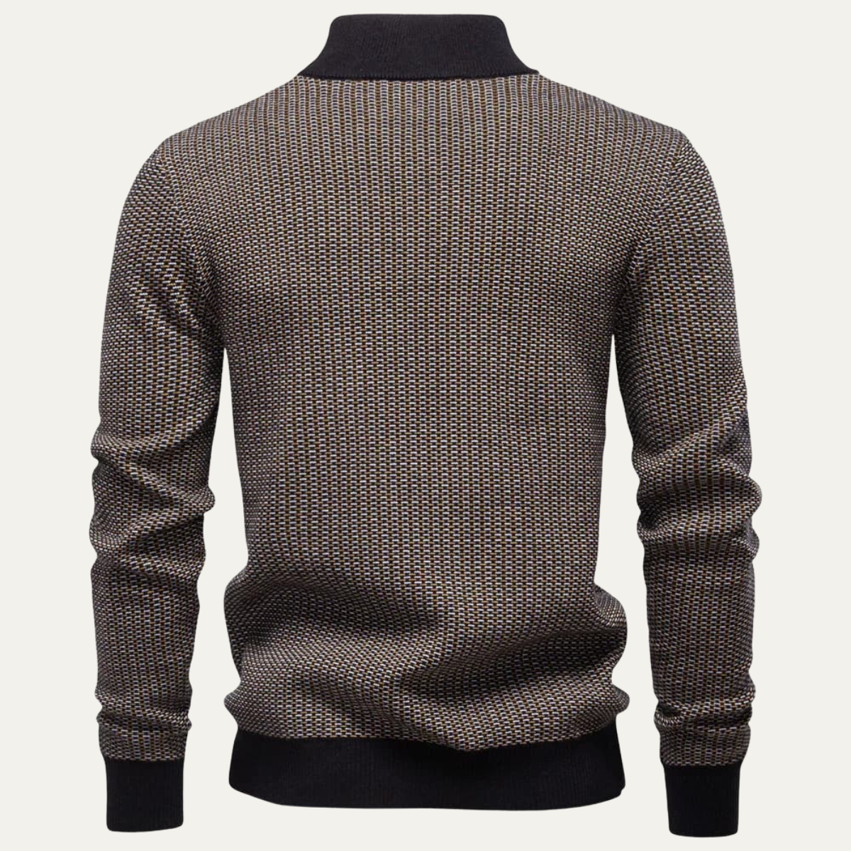 The Champoluc – Pull homme à col zippé en maille élégante