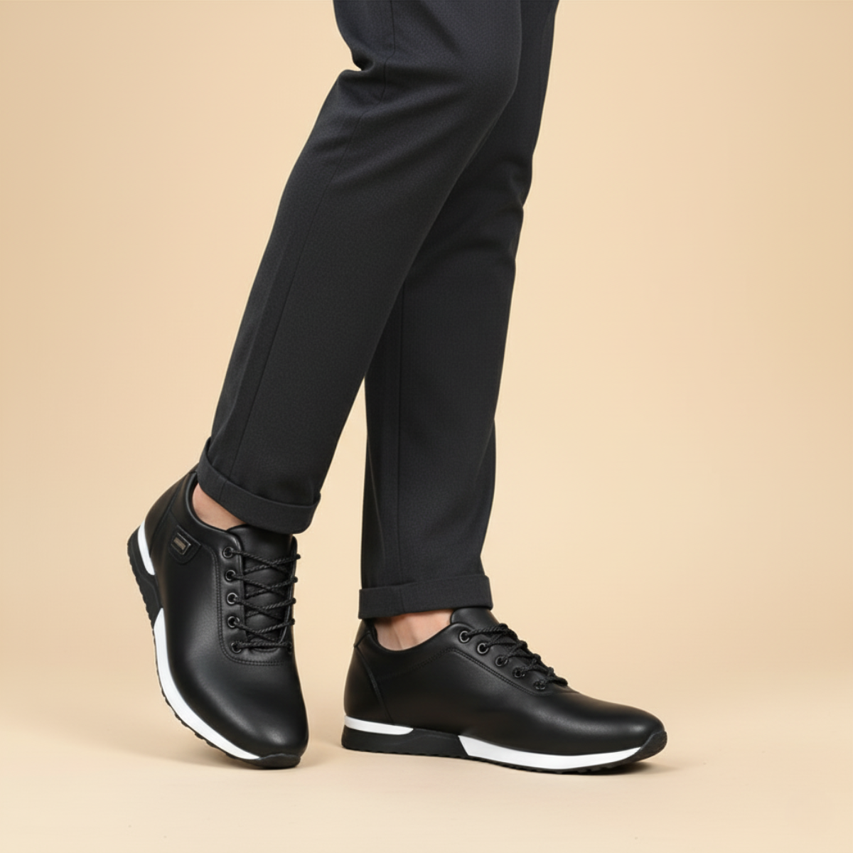 The Bond Street - Baskets Orthopédiques en Cuir pour Hommes