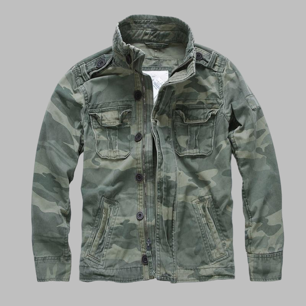 The Caprera Veste légère en coton style militaire décontracté pour homme