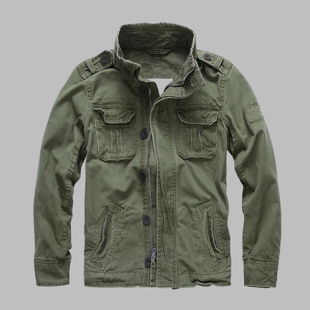 The Caprera Veste légère en coton style militaire décontracté pour homme