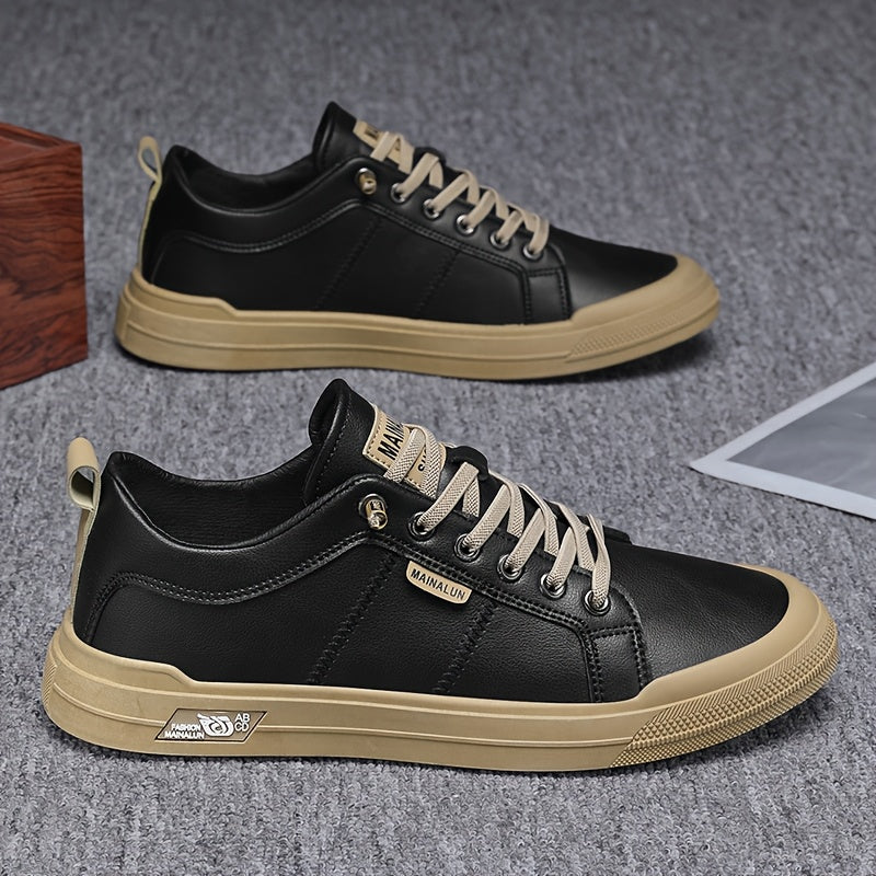 The Surrey Baskets en cuir décontractées pour homme – Baskets légères à lacets