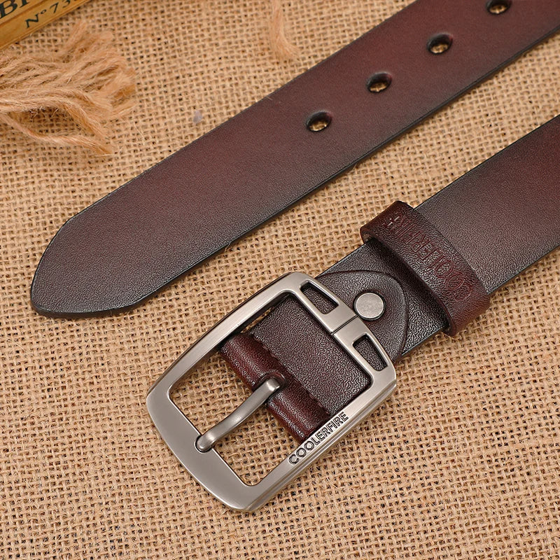 The Hadlow Belt – Cuir de Vache Véritable, Style Vintage Moderne