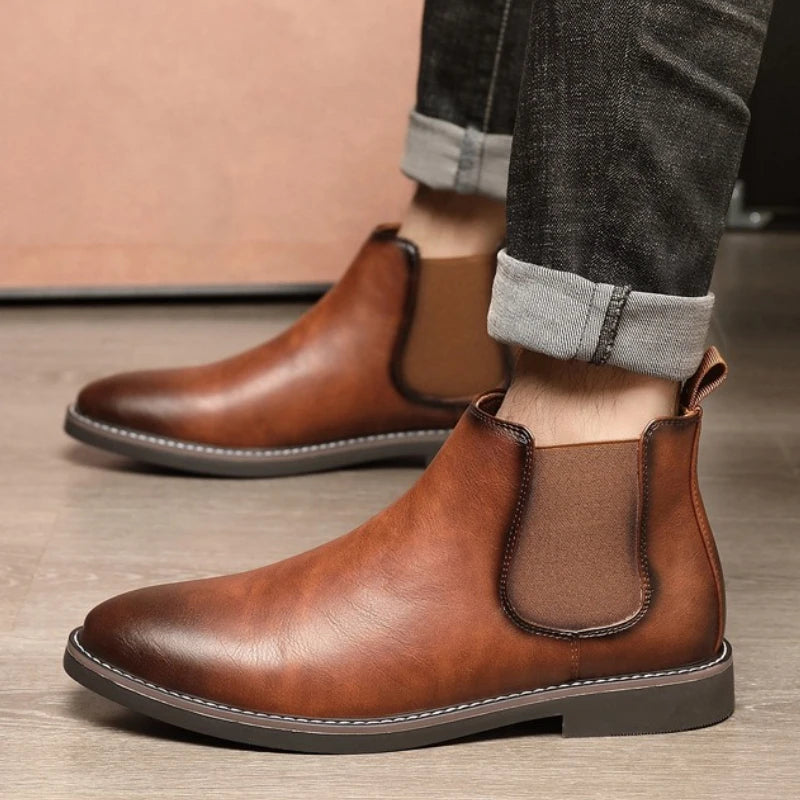 The Lothian - Bottes Chelsea Classiques en Cuir pour Hommes