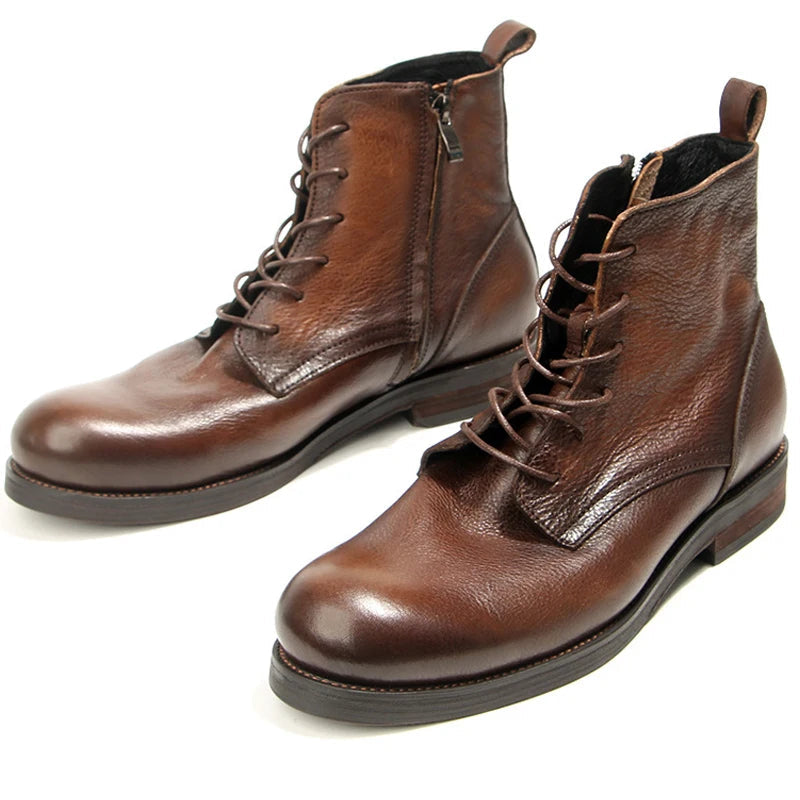 The Colchester - Bottes en Cuir Vintage Élégantes pour Hommes