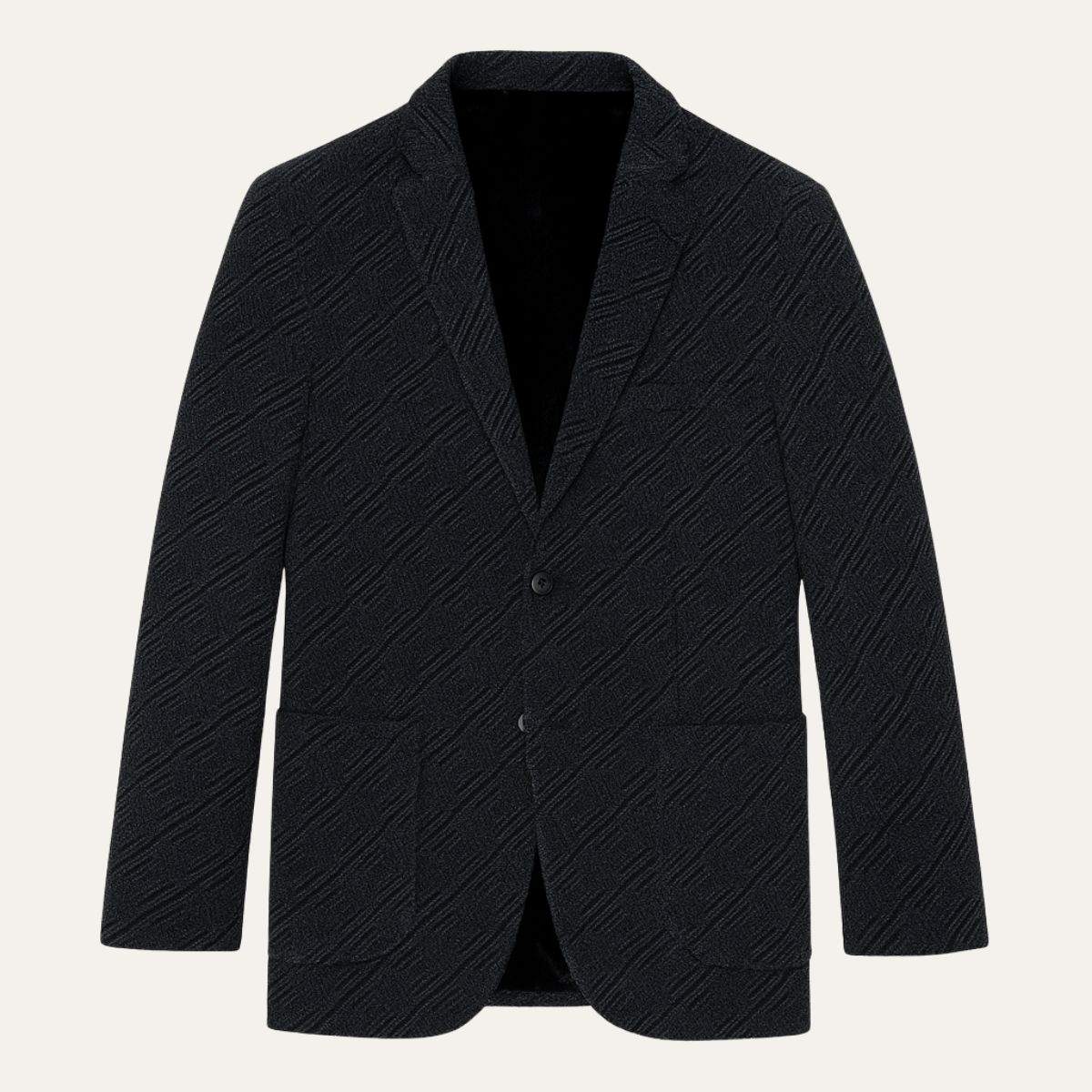 The Ellsworth - Blazer d'hiver chaud et texturé pour homme doublé en polaire