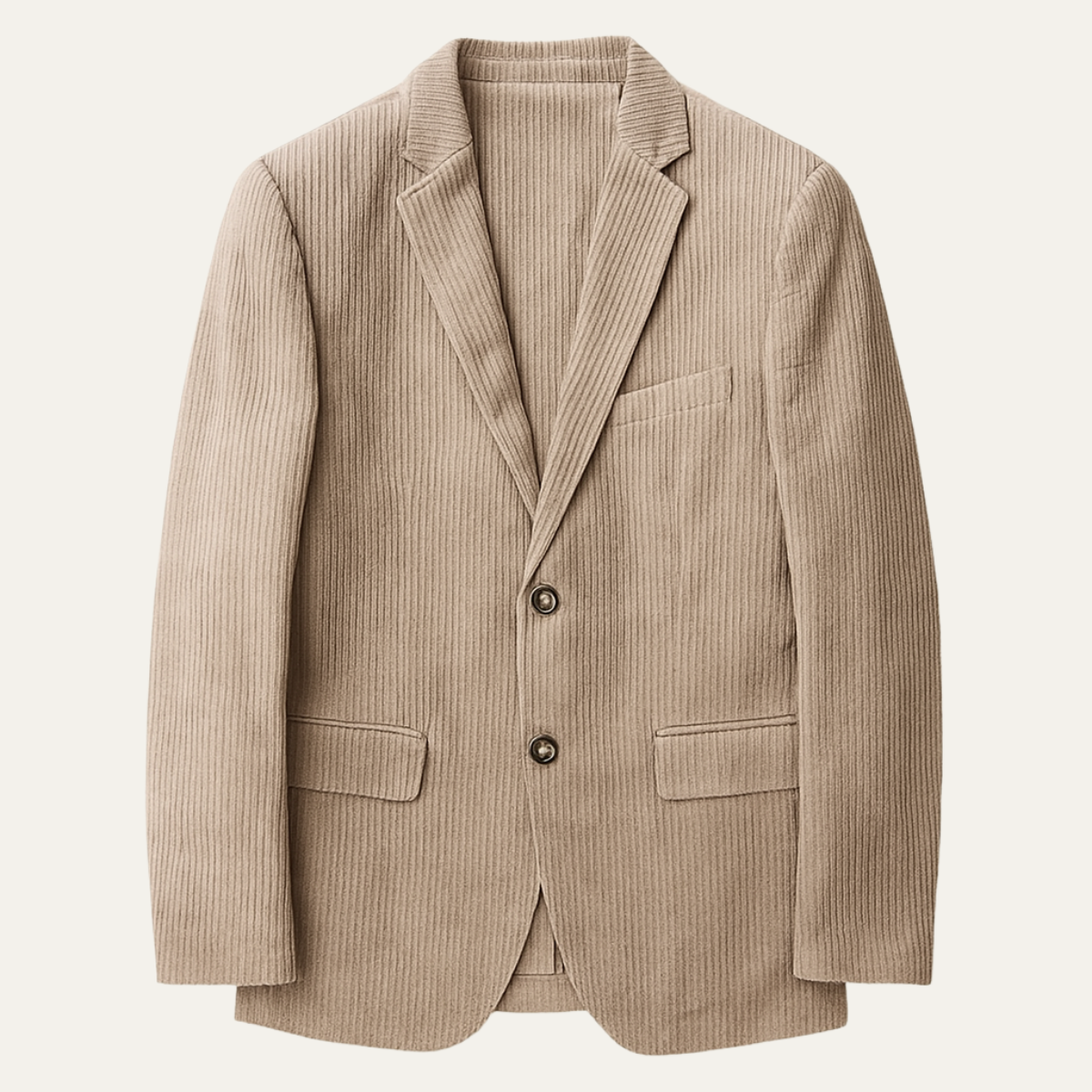 The Ellwood - La Veste Blazer Casual Slim Fit en Velours Côtelé pour Homme