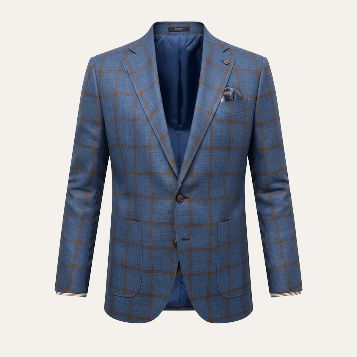 The Garda Porto - Veste Blazer à Carreaux à Double Boutonnage pour Hommes