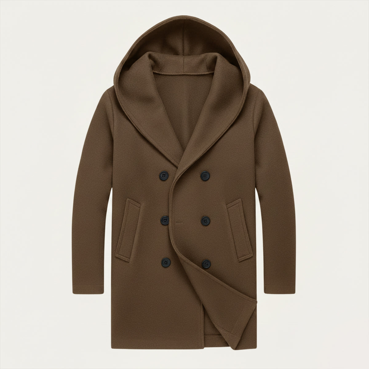 The Bonassola - Trench-coat à capuche et double boutonnage pour homme
