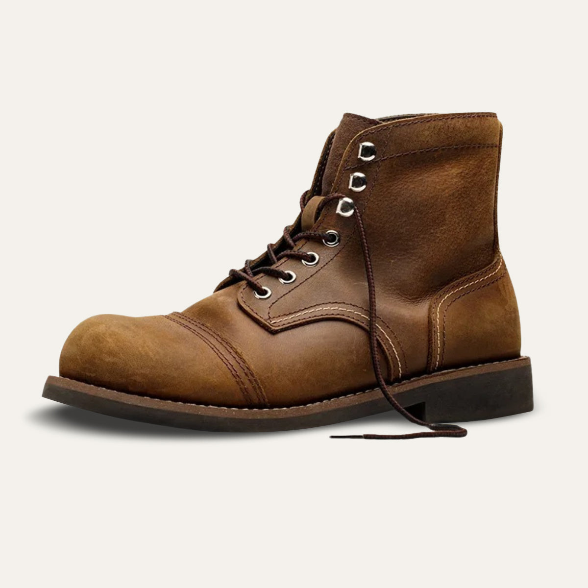 The Grayfield - Bottes en Cuir à Lacets pour Hommes