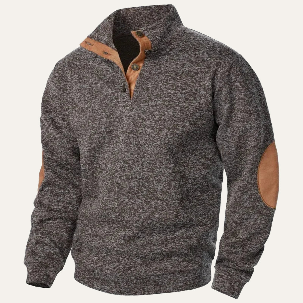 The Recanati Pull chaud à fermeture éclair, longueur quart de manche, pour homme