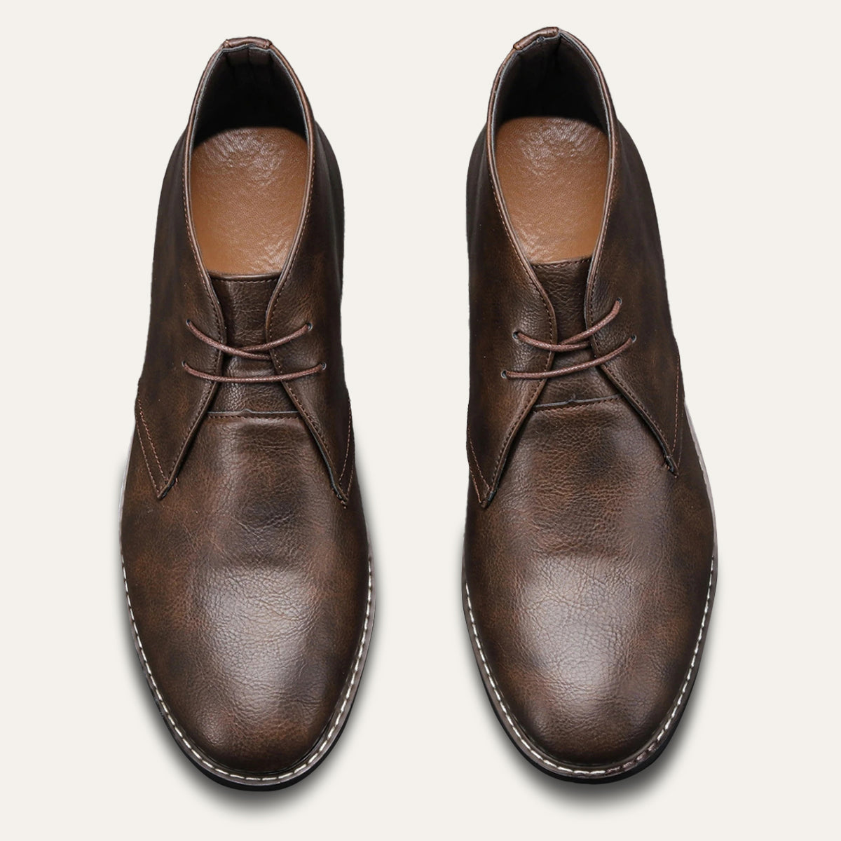 The Crosby Bottines en cuir à lacets pour hommes, style streetwear