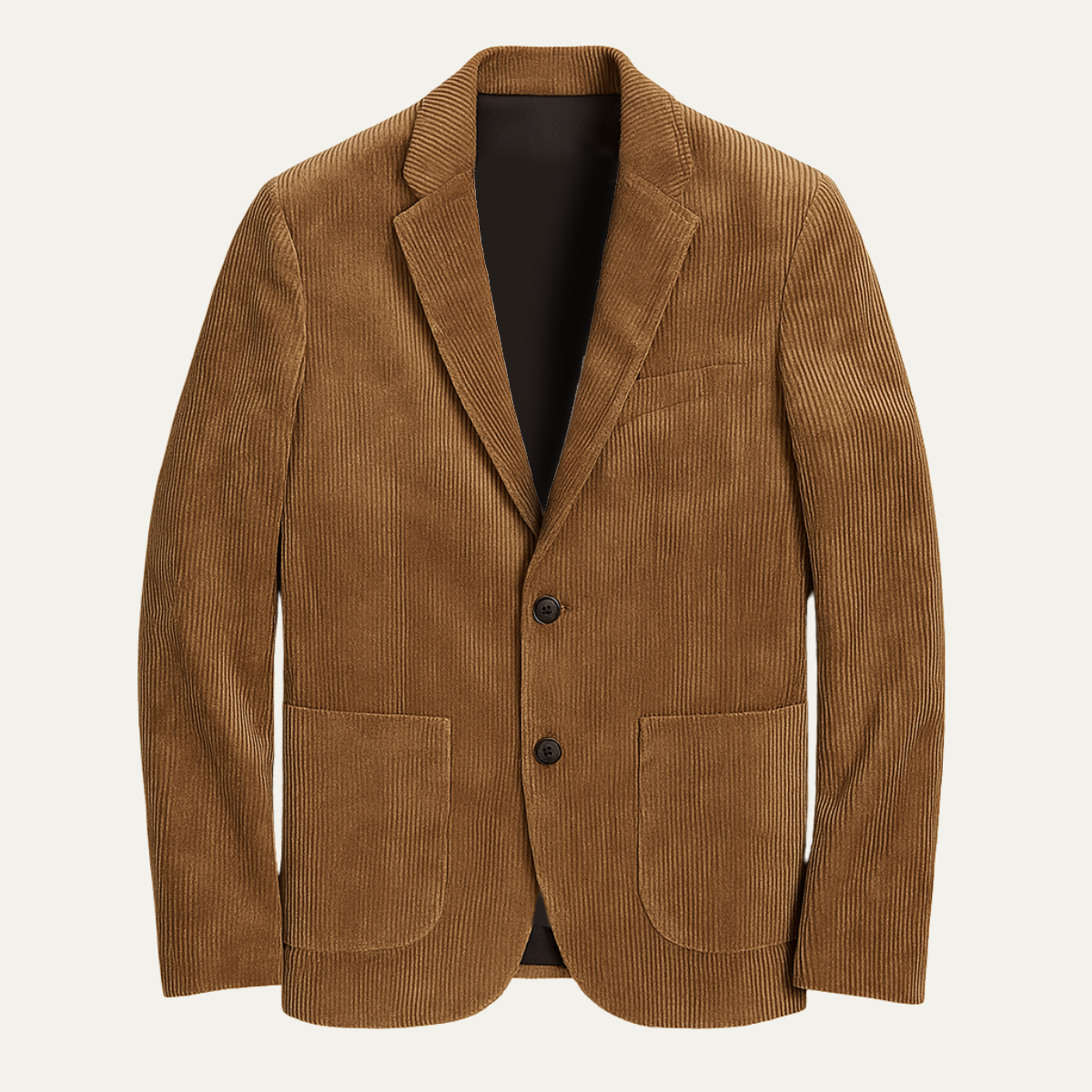 The Livorno - Veste blazer slim fit vintage en velours côtelé pour homme