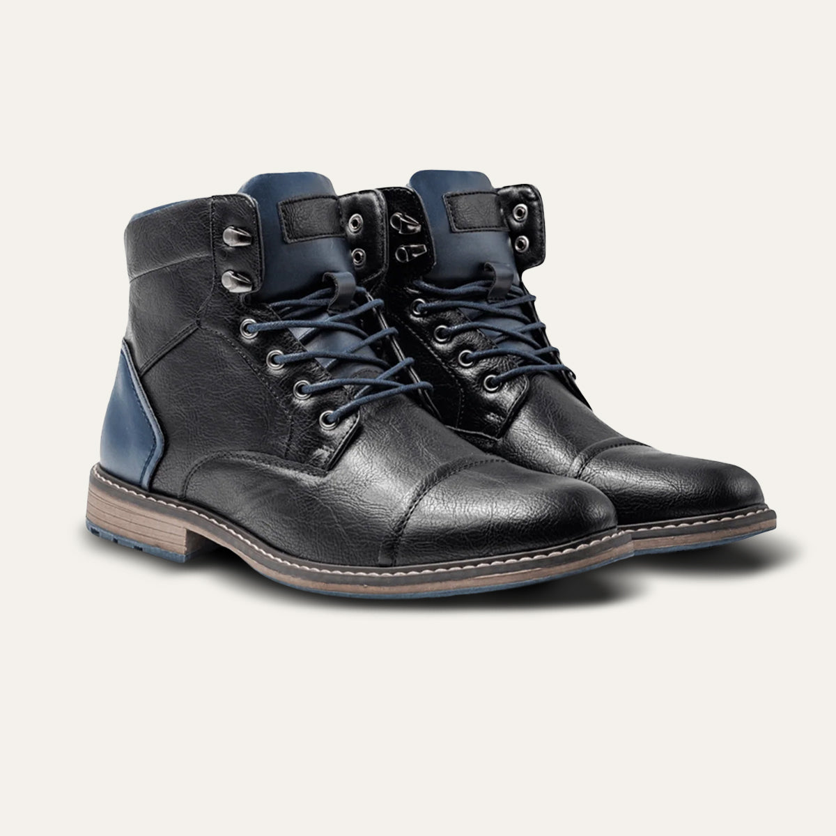The Manchester Bottines vintage en cuir pour homme