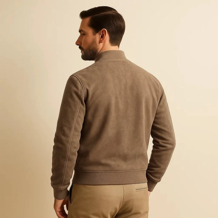 The Verona - Veste élégante en daim pour homme - Modèle haut de gamme automne 2025