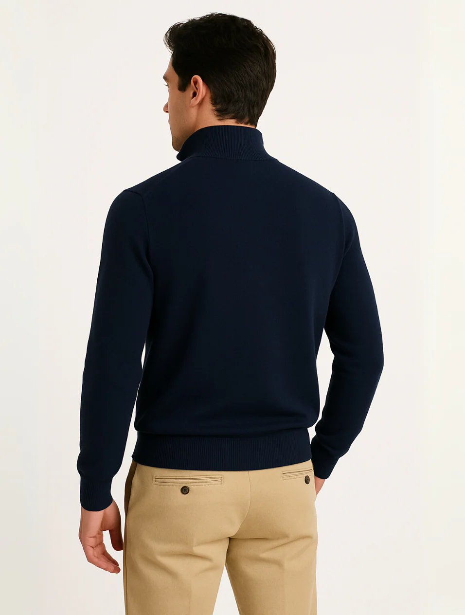 The Ashbury - Pull tendance à fermeture éclair pour homme