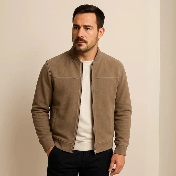 The Verona - Veste élégante en daim pour homme - Modèle haut de gamme automne 2025