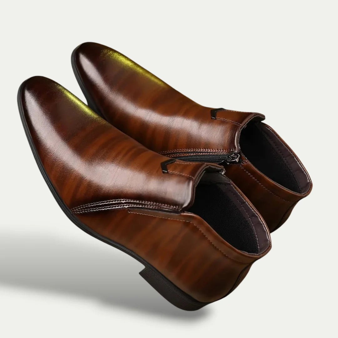 The Bristol - Bottes habillées vintage en cuir Oxford pour homme