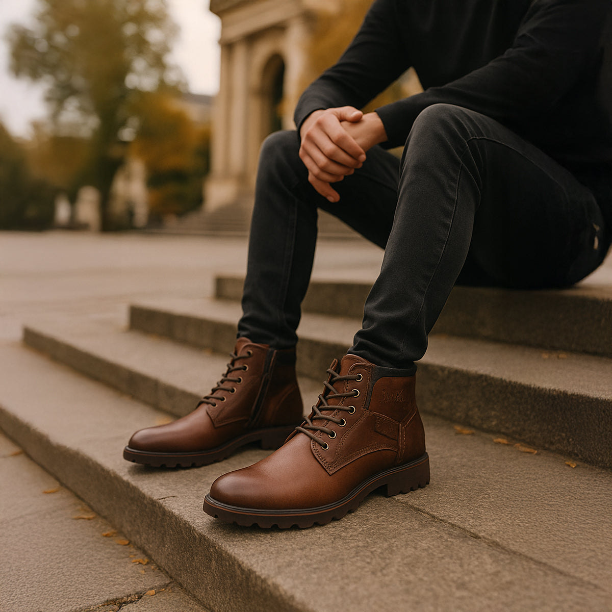 The Oakshade Bottes en cuir pour hommes