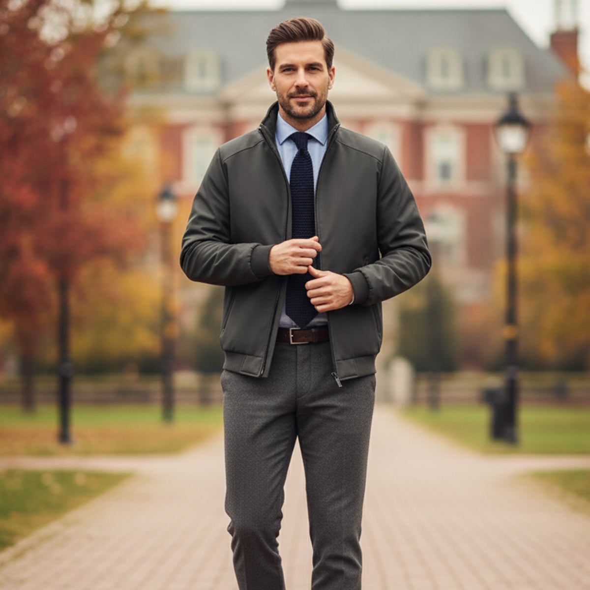 The Glasgow - Veste d'hiver pour homme - Manteau thermique imperméable