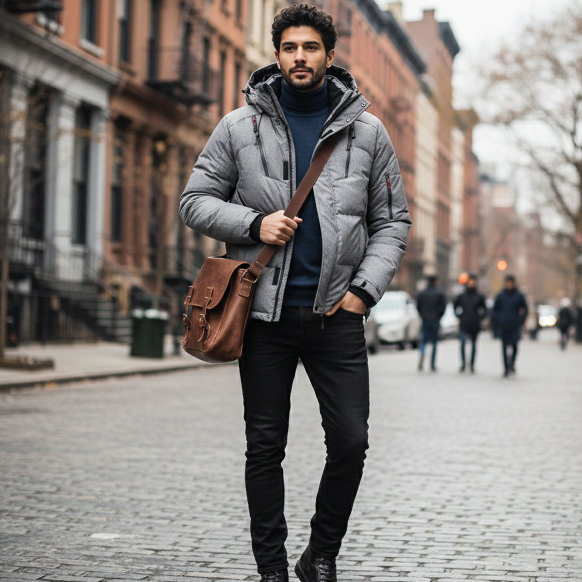 The Foxglove - Parka d'hiver isolante pour homme avec capuche