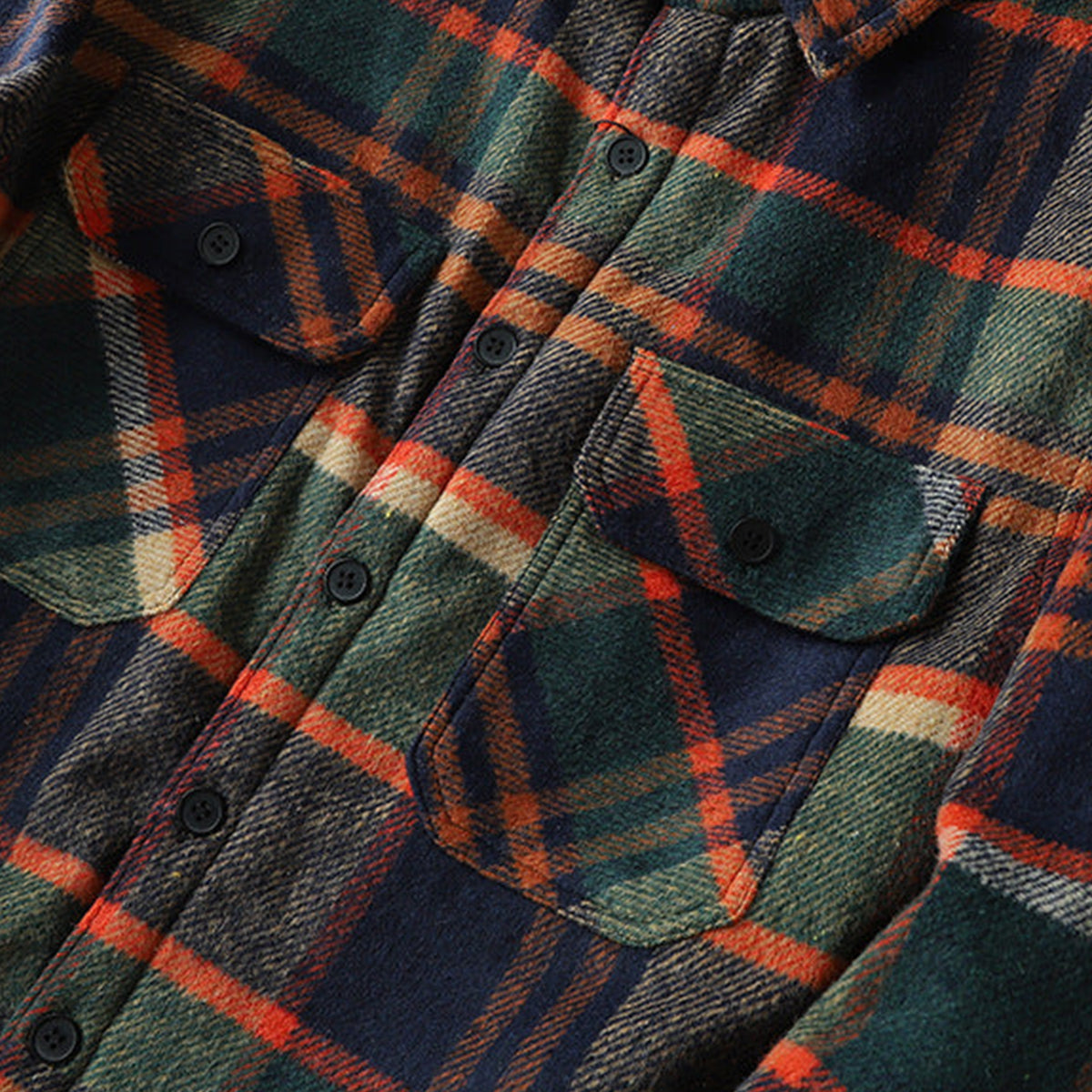 The Ryde Veste chemise à carreaux doublée en polaire pour homme – Surchemise chaude en flanelle