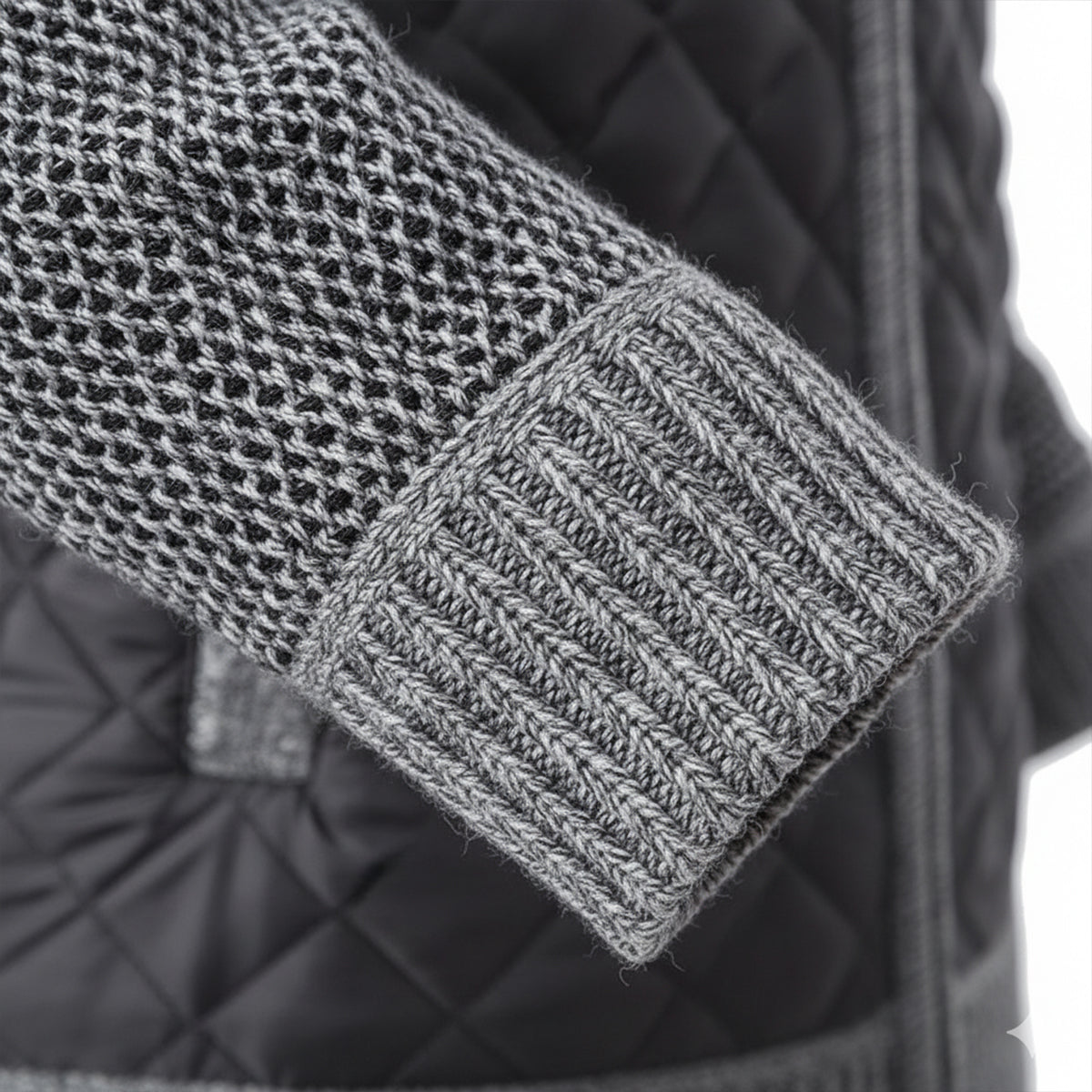 The Monopoli Veste zippée matelassée en maille pour homme