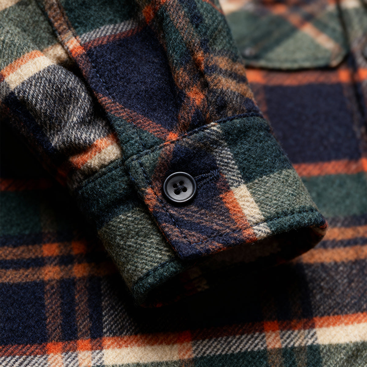 The Ryde Veste chemise à carreaux doublée en polaire pour homme – Surchemise chaude en flanelle