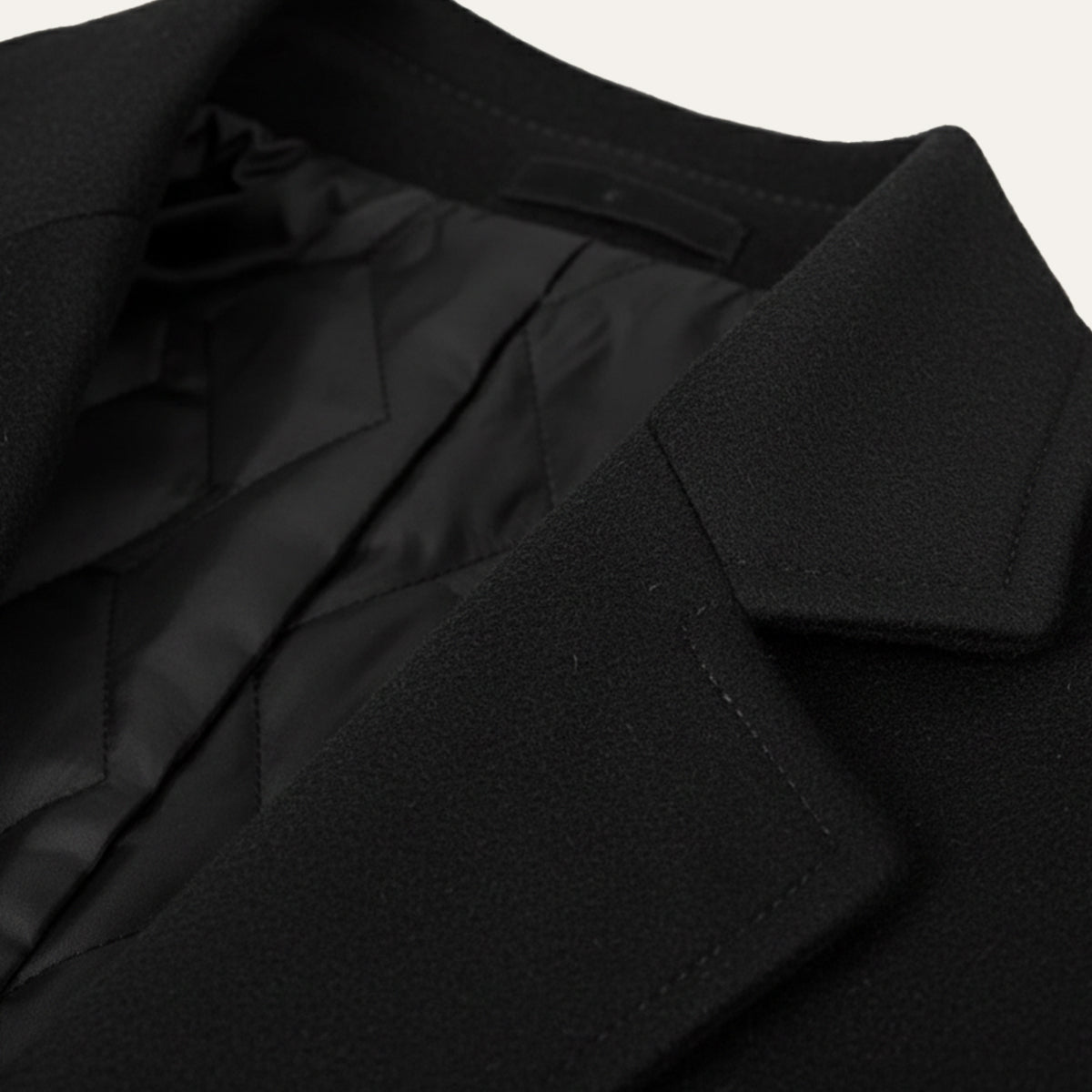 The Canterbury - Veste d'Hiver en Laine Longue Sophistiquée pour Hommes