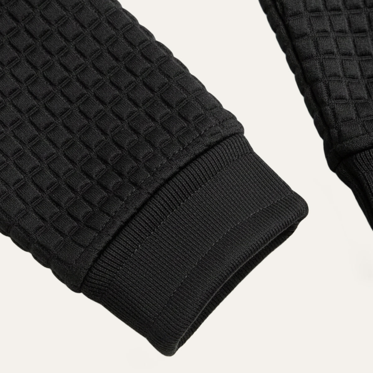 The Saturnia - Pull Polo en Maille Waffle pour Homme