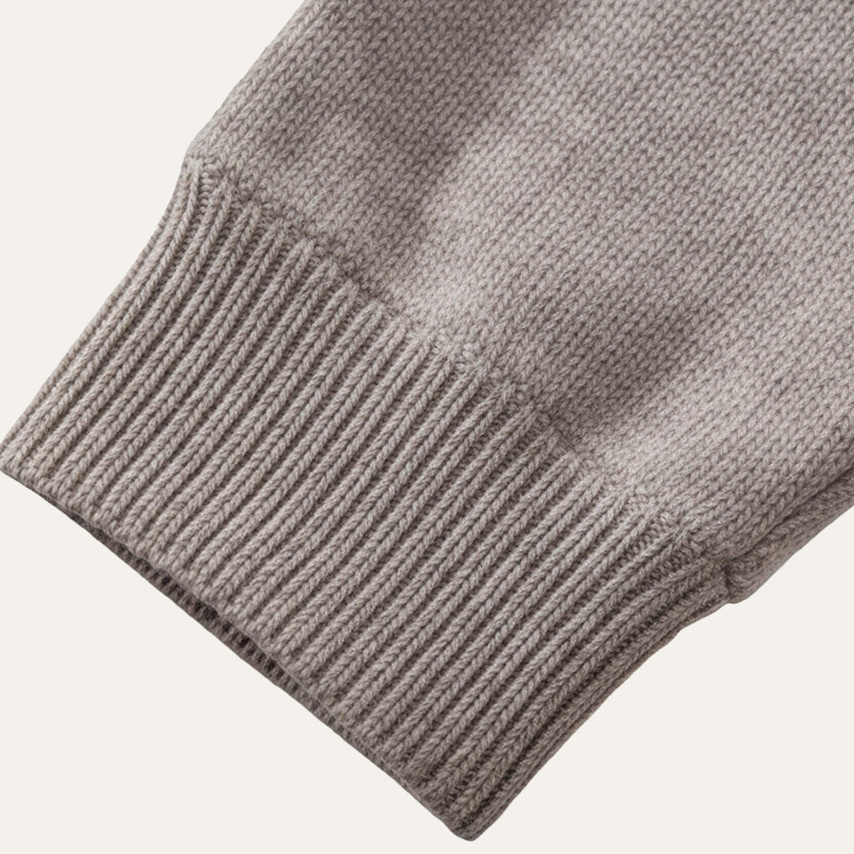 The Brescia Pull-over d'hiver à manches longues et demi-zip pour homme