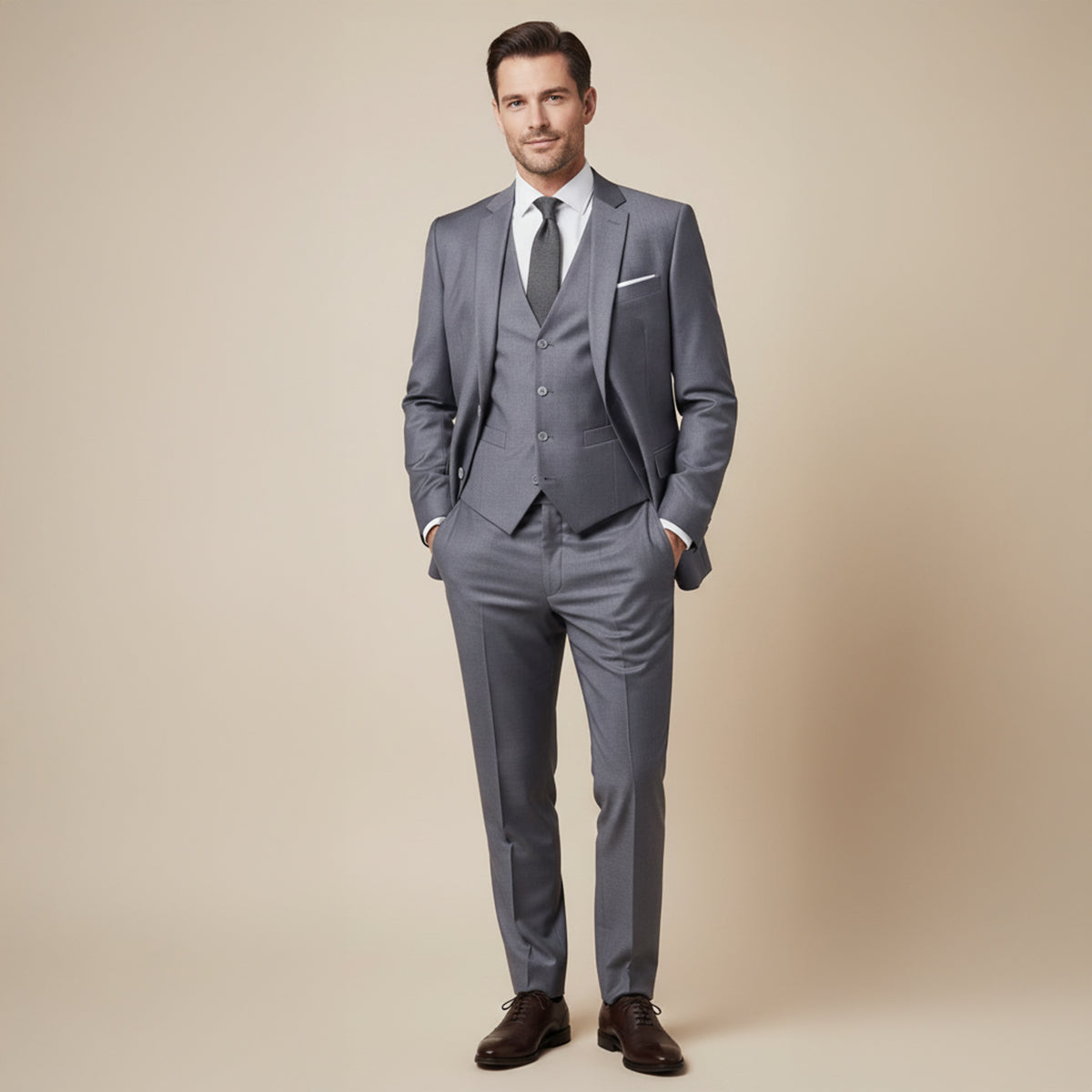 The Ugento Costume 3 pièces élégant et ajusté pour homme