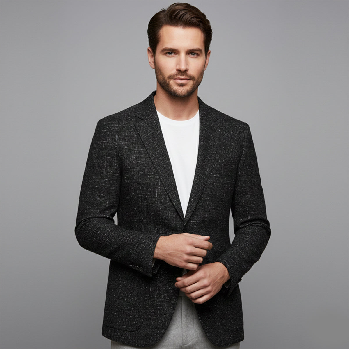 The Garda Porto - Veste Blazer à Carreaux à Double Boutonnage pour Hommes