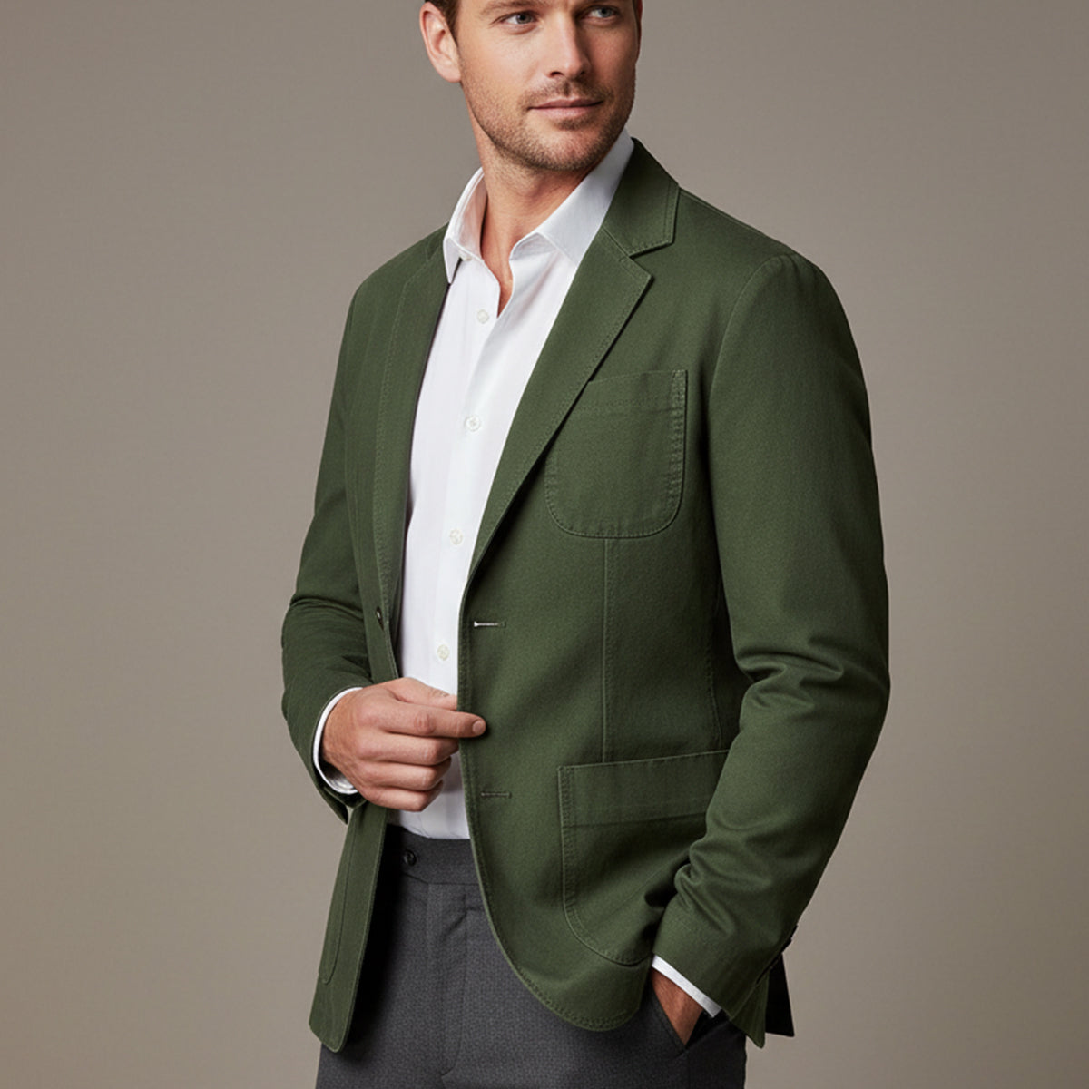 The Reykjavik - Veste blazer en coton pour homme avec poches