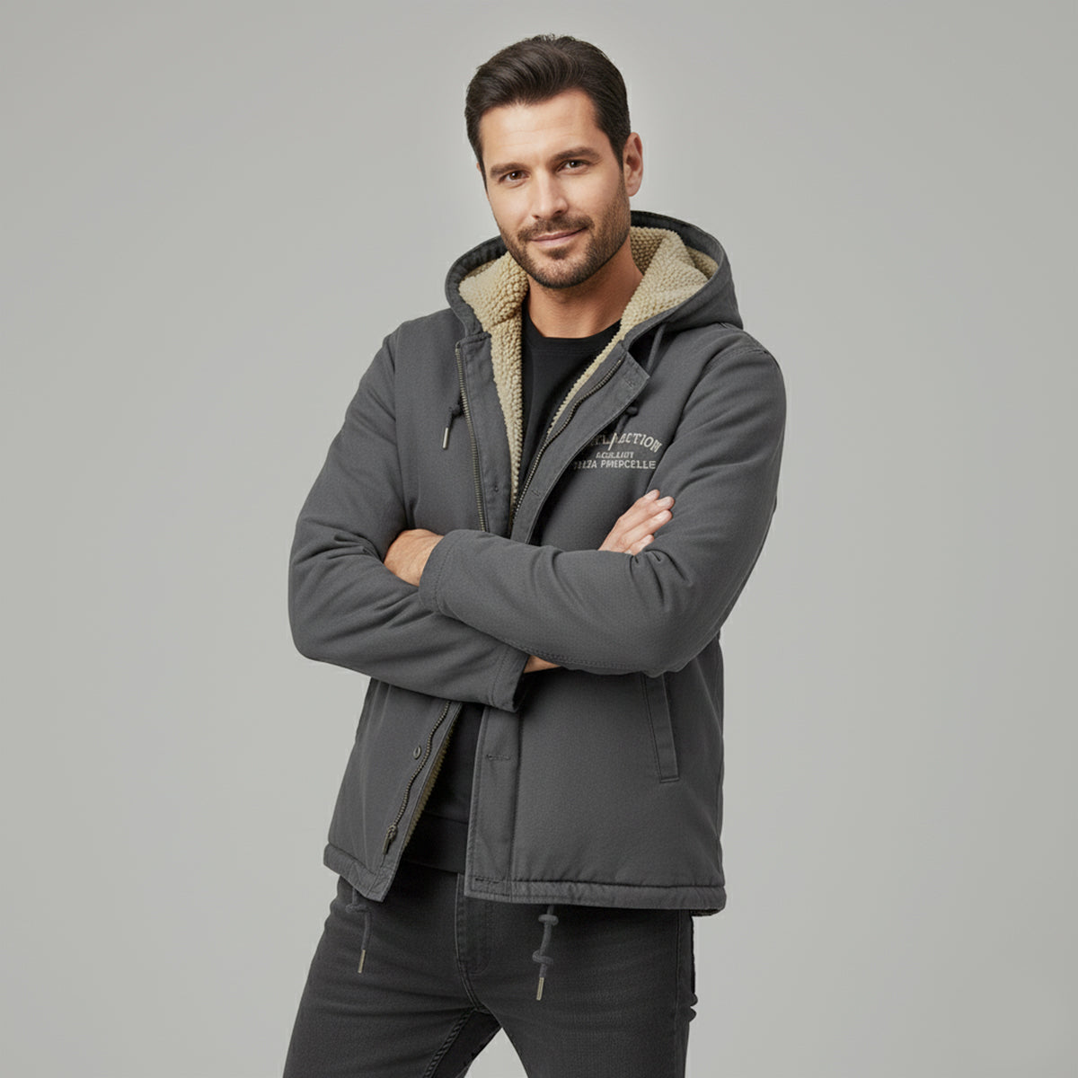 The Aberdeen Veste d'hiver matelassée doublée polaire imperméable et chaude pour homme